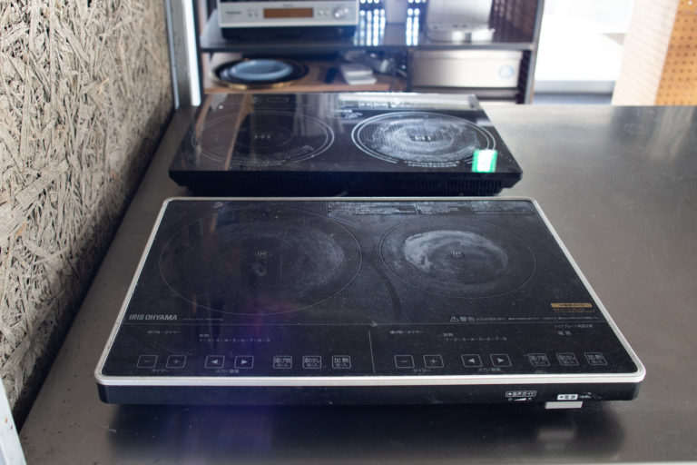 2口コンロ(電磁調理器)